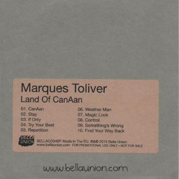 Marques Toliver : Land Of CanAan (CD, Album, Promo)