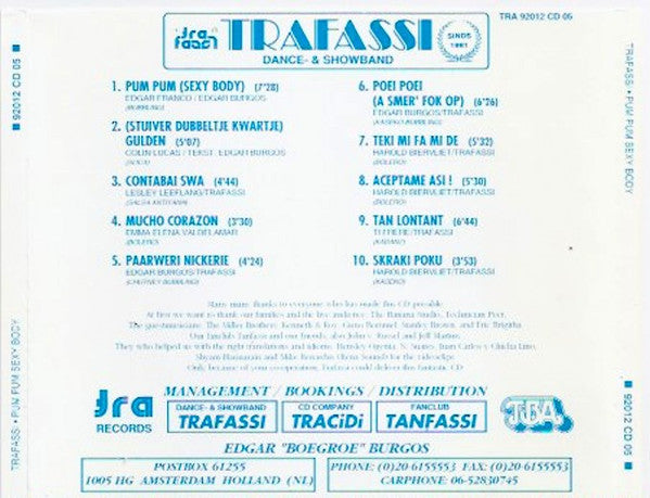 Trafassi : Pum Pum Sexy Body (CD, Album)