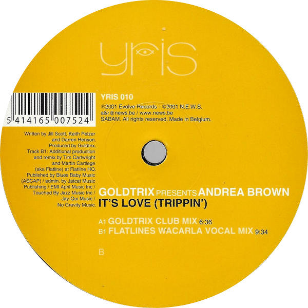 Goldtrix Presents Andrea Brown : It's Love (Trippin') (12")