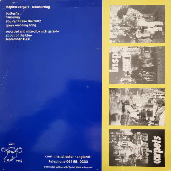 Inspiral Carpets : Trainsurfing (12", EP, Yel)
