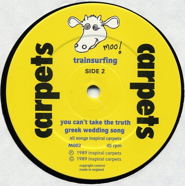 Inspiral Carpets : Trainsurfing (12", EP, Yel)