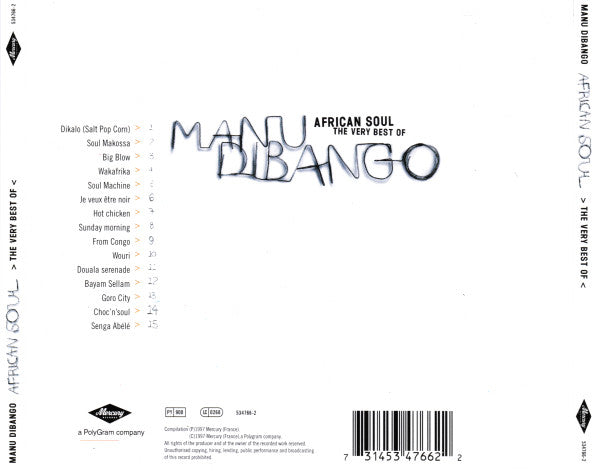 Manu Dibango : African Soul > The Very Best Of < (CD, Comp)