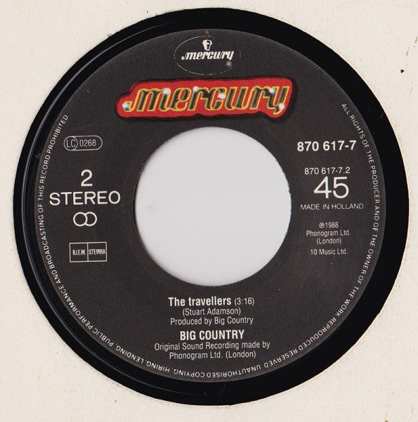 Big Country : King Of Emotion (7", Single, Bla)