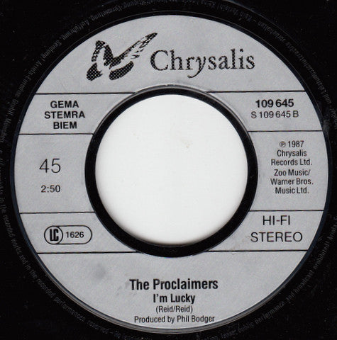 The Proclaimers : Letter From America (Band Version) (7", Single)