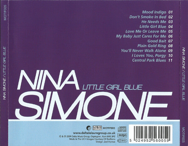 Nina Simone : Little Girl Blue (CD, Album, RE)