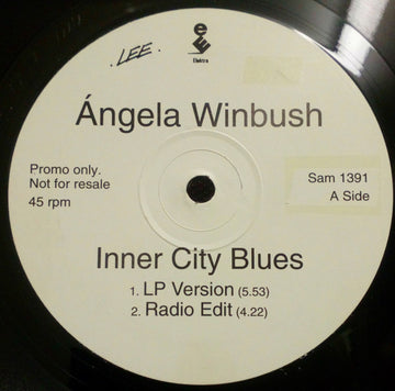 Angela Winbush : Inner City Blues (12", Promo)