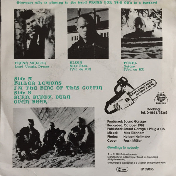 Fresh For The 90's : Fresh!!! (7", EP)