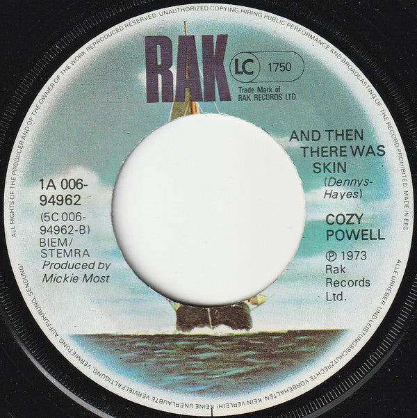 Cozy Powell : Dance With The Devil / And Then There Was Skin (7", RE)