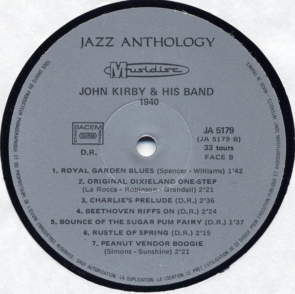 John Kirby Sextet : 1940 (LP, Album)