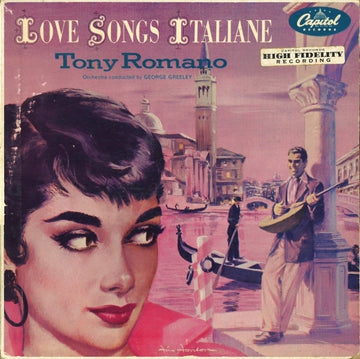 Tony Romano (8) : Love Songs Italiane (10", Album)