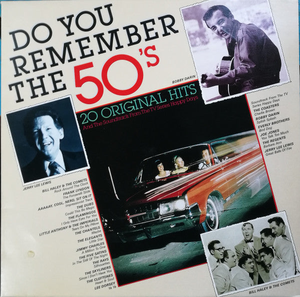 Various : Do You Remember The 50's (20 Original Hits And The Soundtrack From The TV Series Happy Days) (LP, Comp)