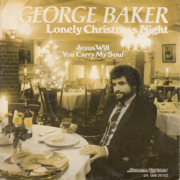 George Baker : Lonely Christmas Night (7", Single)