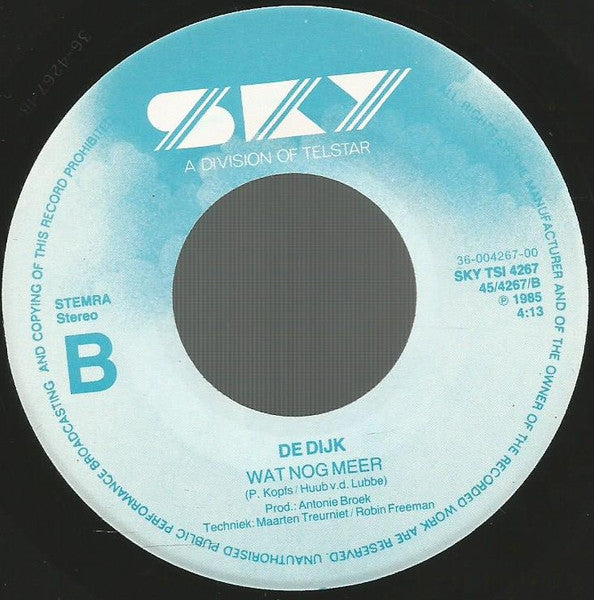 De Dijk : Binnen Zonder Kloppen (7")