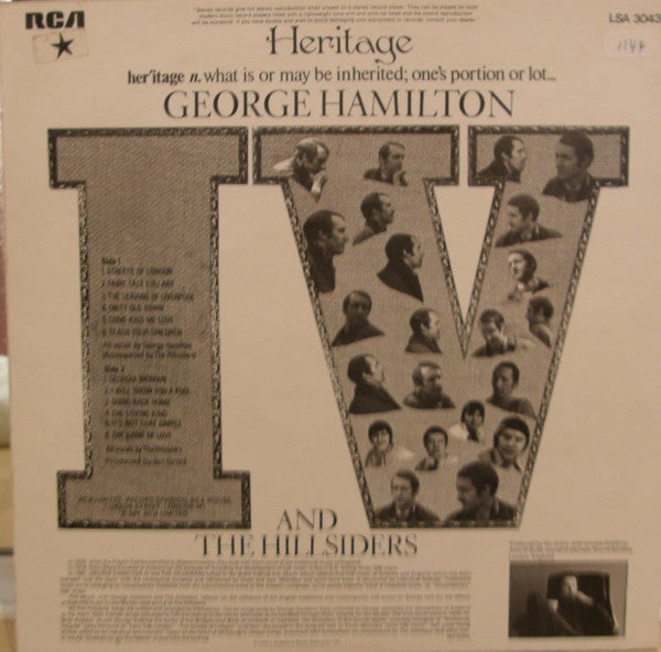 George Hamilton IV With The Hillsiders (2) : Heritage (LP)