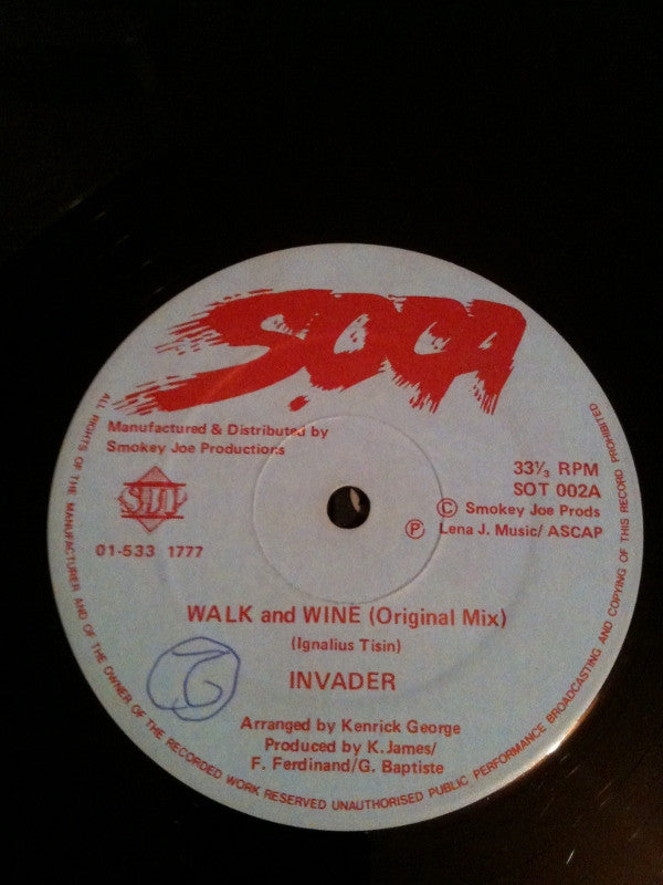 Invader (7) : Walk And Wine (12")