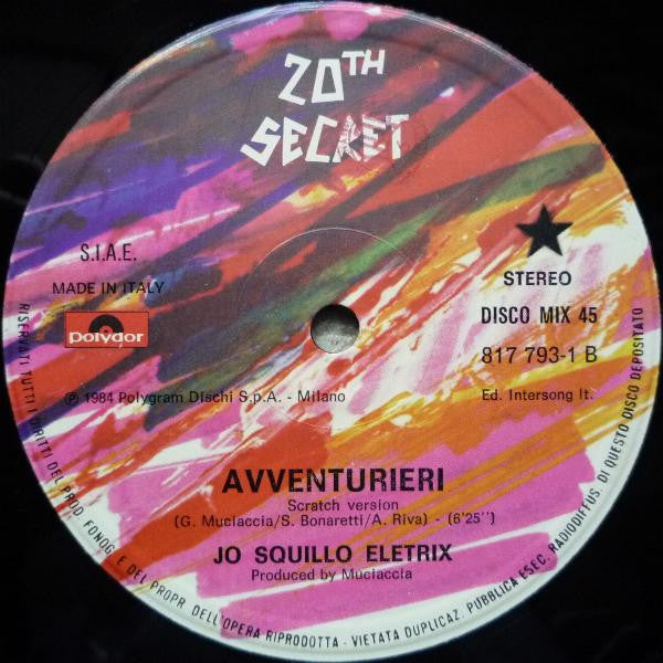 Jo Squillo Eletrix : Avventurieri (12")