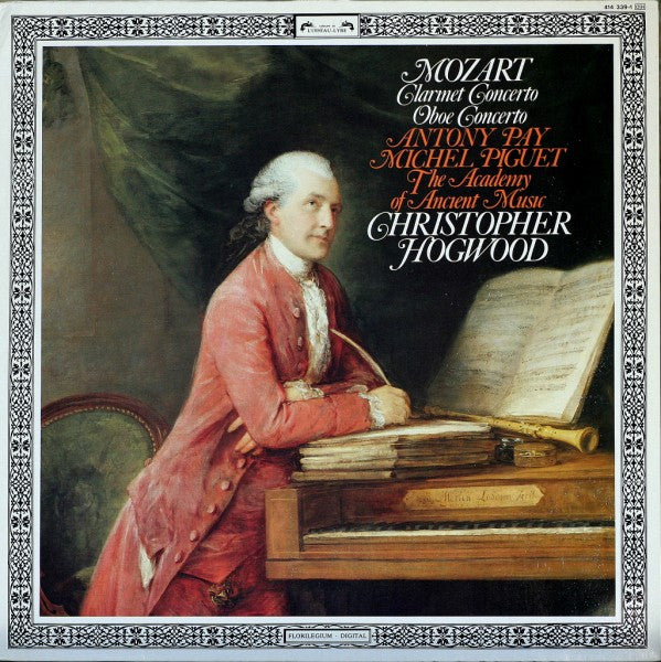 Wolfgang Amadeus Mozart, Christopher Hogwood, Antony Pay, Michel Piguet, The Academy Of Ancient Music : Clarinet Concerto / Oboe Concerto (LP)