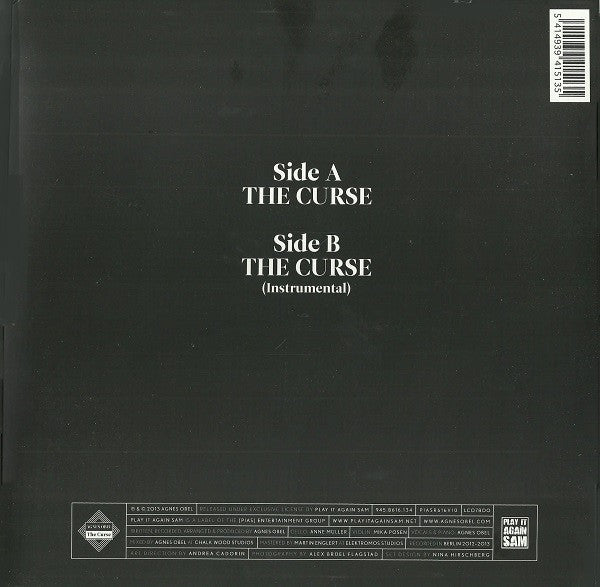 Agnes Obel : The Curse (10", Single)