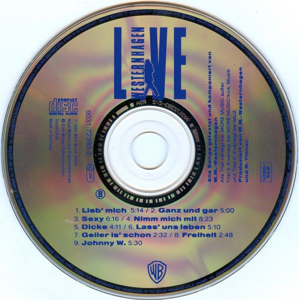 Marius Müller-Westernhagen : Live (2xCD, Album)