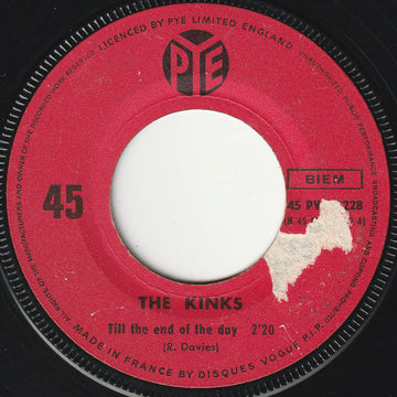 The Kinks : Till The End Of The Day (7", Single)