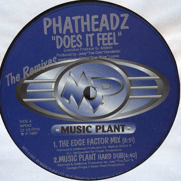 Joey "The Don" Donatello : The Phatheadz (The Remixes) (12")