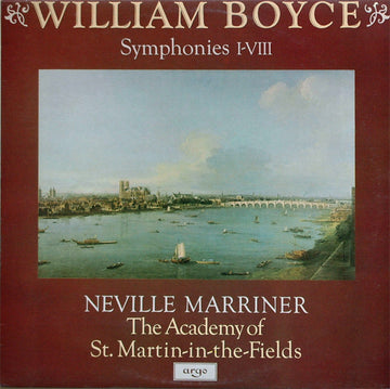 William Boyce - Sir Neville Marriner, The Academy Of St. Martin-in-the-Fields : Symphonies I-VIII (LP)