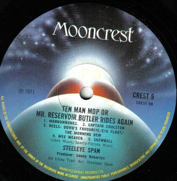 Steeleye Span : Ten Man Mop Or Mr. Reservoir Butler Rides Again (LP, Album, RE, Gat)