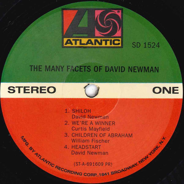 David Newman* : The Many Facets Of David Newman (LP, RE)