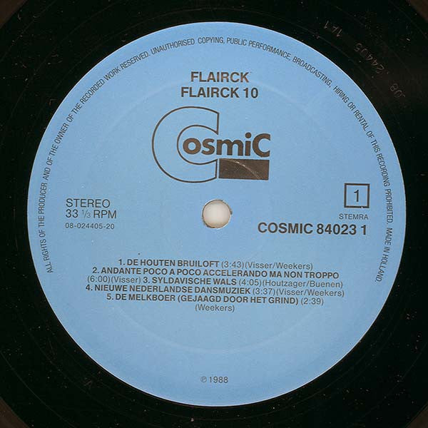 Flairck : 10 (LP, Album)