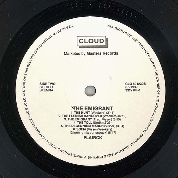 Flairck : The Emigrant (LP, Album)