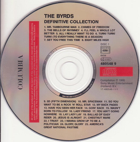 The Byrds : Definitive Collection (2xCD, Comp)