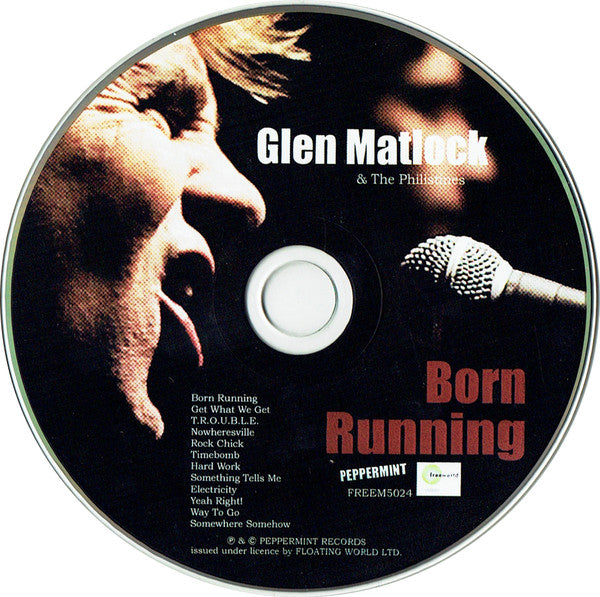 Glen Matlock & The Philistines : Born Running (CD, Album)