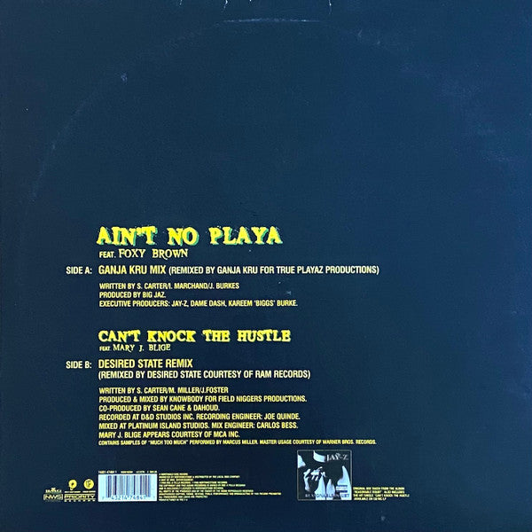 Jay-Z Feat. Foxy Brown : Ain't No Playa (12")