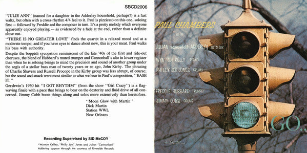 Paul Chambers (3) : Go (CD, Album, RE)