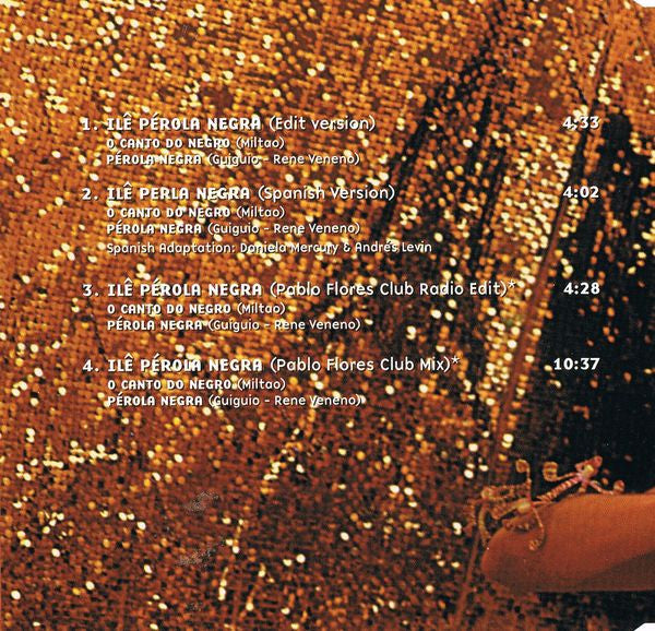 Daniela Mercury : Ilê Pérola Negra (O Canto Do Negro / Pérola Negra) (CD, Single, Promo)
