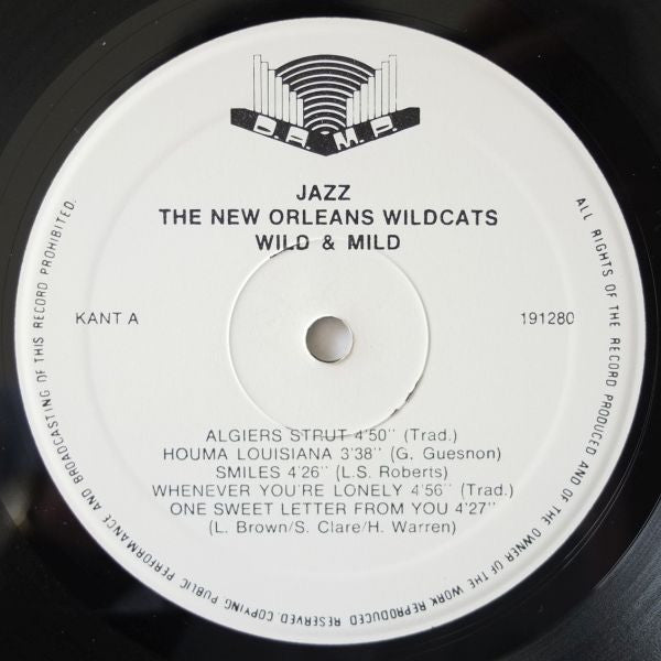 New Orleans Wildcats : Jazz Wild & Mild (LP)