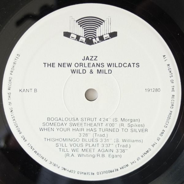 New Orleans Wildcats : Jazz Wild & Mild (LP)