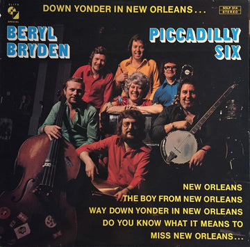 Beryl Bryden And Piccadilly Six : Down Yonder In New Orleans (LP)