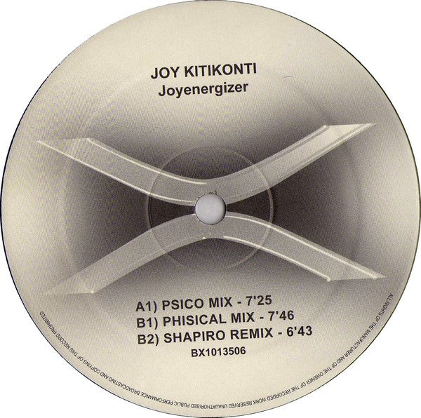 Joy Kitikonti : Joyenergizer (12")
