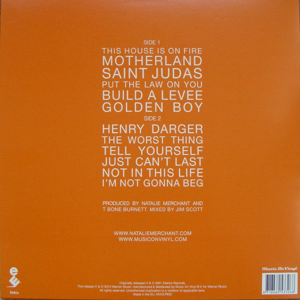 Natalie Merchant : Motherland (LP, Album, RE, 180)