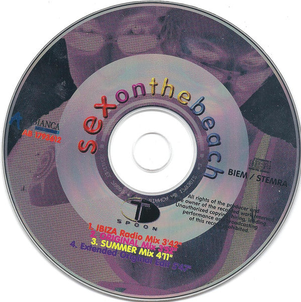 T-Spoon : Sex On The Beach (CD, Maxi)
