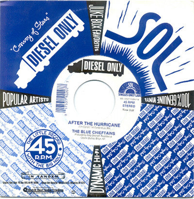 The Blue Chieftains : I Think Hank Woulda Done It This Way (7", Single, blu)