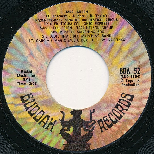 The Kasenetz-Katz Singing Orchestral Circus : Down In Tennessee (7", Single, Styrene)