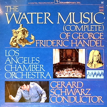 Georg Friedrich Händel, The Los Angeles Chamber Orchestra, Gerard Schwarz : The Water Music (Complete) (LP, Gat)