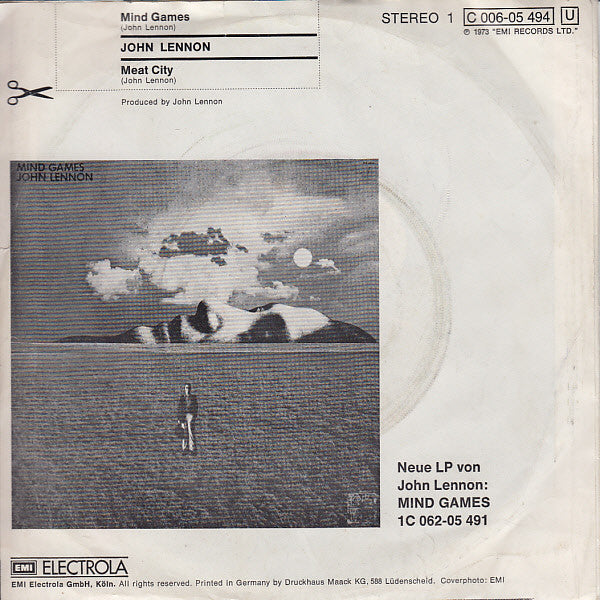 John Lennon : Mind Games (7", Single)