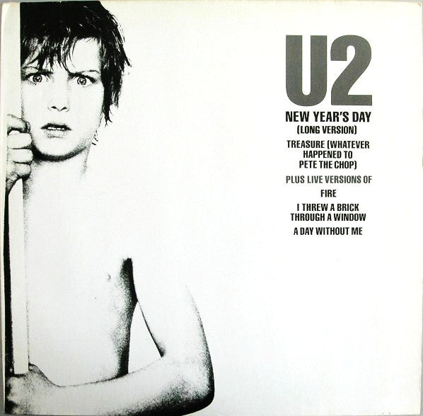 U2 : New Year's Day (Long Version) (12", Maxi)