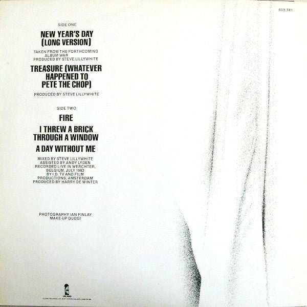 U2 : New Year's Day (Long Version) (12", Maxi)