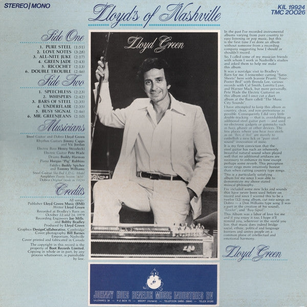 Lloyd Green : Lloyd's Of Nashville (LP)