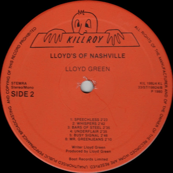 Lloyd Green : Lloyd's Of Nashville (LP)