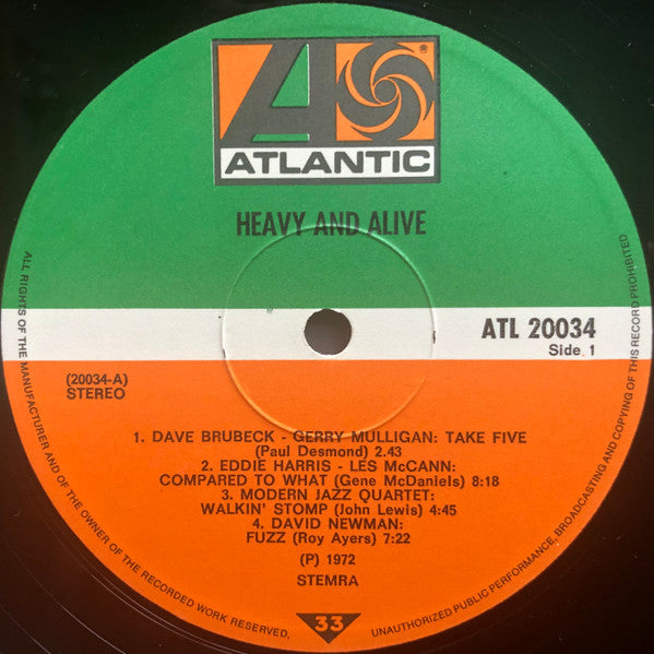 Various : Heavy And Alive (LP, Comp)